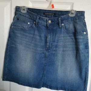 CK denim skirt